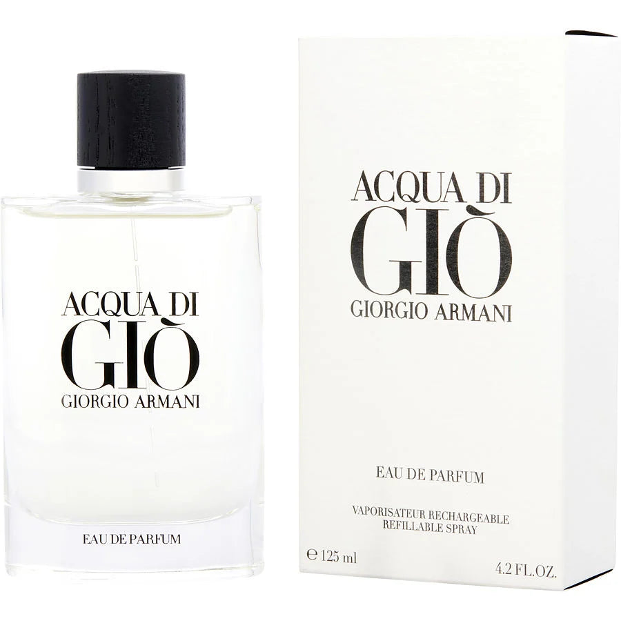 Armani Acqua di Gio Men Refillable 4.2 Oz Eau De Parfum