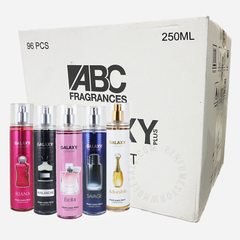 Box of 96 Pieces | Galaxy Plus Concept Perfumed Mist for Men/Women 250ml Wholesale
